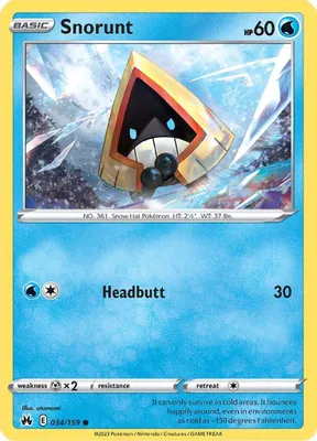 Snorunt from SWSH: Crown Zenith