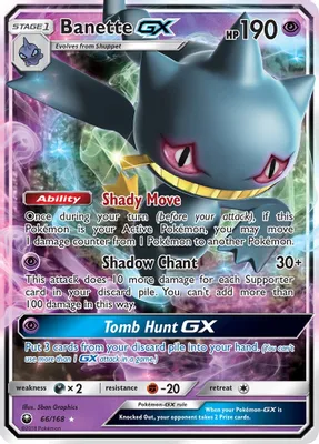 Banette GX from SM - Celestial Storm
