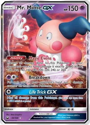 Mr. Mime GX from SM - Celestial Storm
