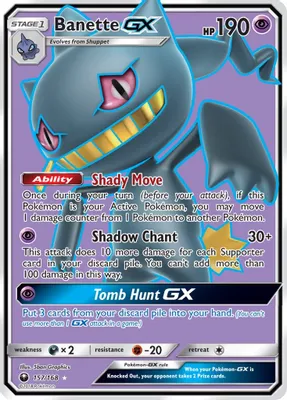 Banette GX (Full Art) from SM - Celestial Storm