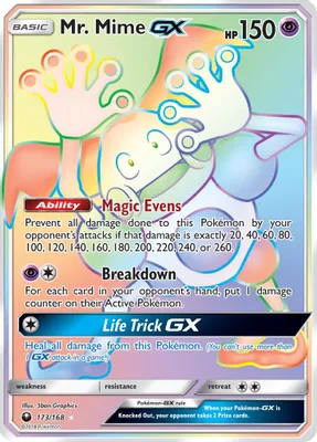 Mr. Mime GX (Secret) from SM - Celestial Storm