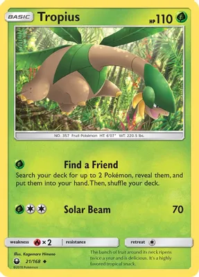 Tropius from SM - Celestial Storm