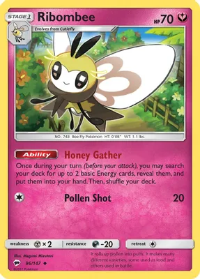 Ribombee from SM - Burning Shadows