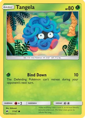 Tangela from SM - Burning Shadows