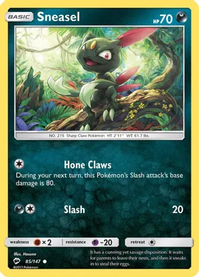 Sneasel from SM - Burning Shadows