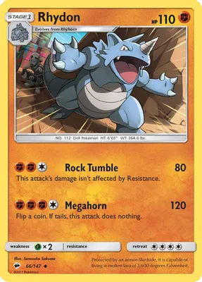 Rhydon from SM - Burning Shadows