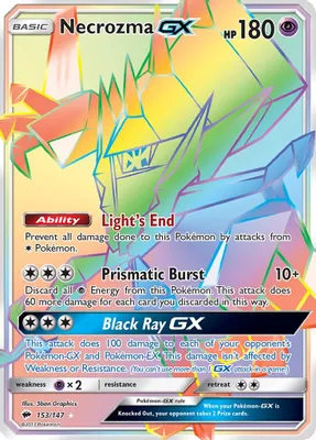 Necrozma GX (Secret) from SM - Burning Shadows