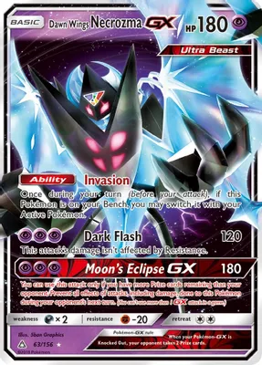 Dawn Wings Necrozma GX from SM - Ultra Prism
