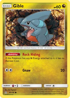 Gible (97) from SM - Ultra Prism
