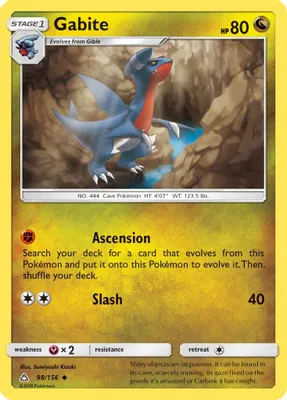 Gabite from SM - Ultra Prism