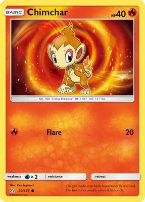 Chimchar (20) from SM - Ultra Prism