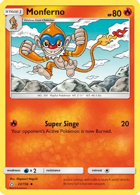 Monferno from SM - Ultra Prism
