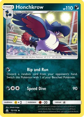 Honchkrow from SM - Ultra Prism