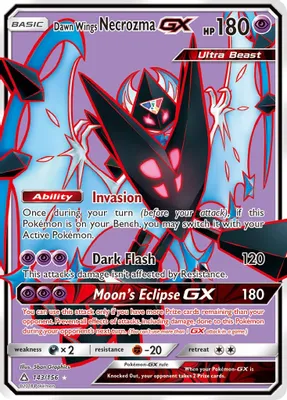 Dawn Wings Necrozma GX (Full Art) from SM - Ultra Prism