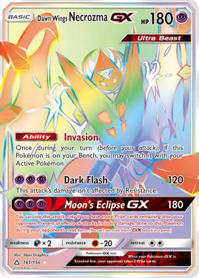 Dawn Wings Necrozma GX (Secret Rare) from SM - Ultra Prism