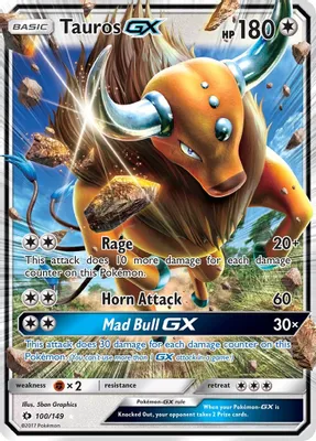 Tauros GX from SM Base Set