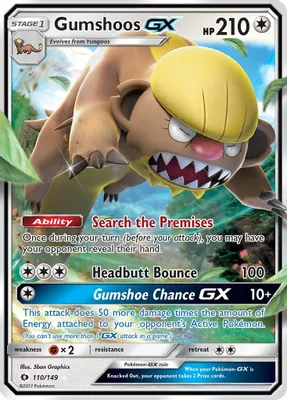 Gumshoos GX from SM Base Set