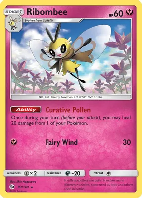 Ribombee from SM Base Set