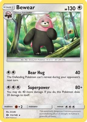 Bewear from SM Base Set