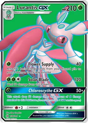 Lurantis GX (Full Art) from SM Base Set