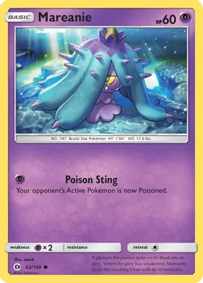 Mareanie from SM Base Set