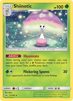 Shiinotic from SM Base Set
