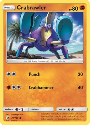Crabrawler from SM Base Set