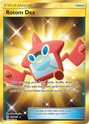 Rotom Dex (Secret) from SM Base Set