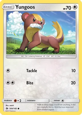 Yungoos from SM Base Set