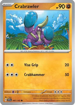 Crabrawler from SV07: Stellar Crown