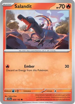 Salandit from SV07: Stellar Crown