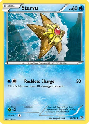 Staryu from XY Base Set