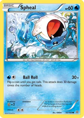 Spheal (45) from XY - Primal Clash