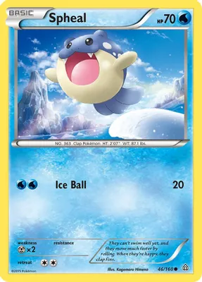 Spheal (46) from XY - Primal Clash