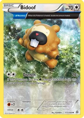 Bidoof (Alpha) from XY - Primal Clash