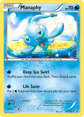 Manaphy from XY - Primal Clash