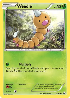 Weedle from XY - Primal Clash