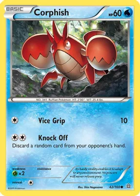 Corphish from XY - Primal Clash