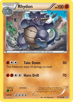 Rhydon from XY - Primal Clash