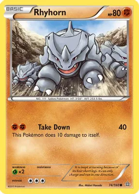 Rhyhorn from XY - Primal Clash