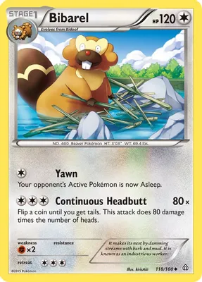 Bibarel from XY - Primal Clash