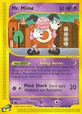 Mr. Mime (95b) from Aquapolis