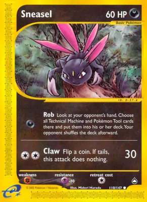 Sneasel from Aquapolis