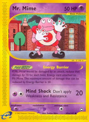 Mr. Mime (95a) from Aquapolis
