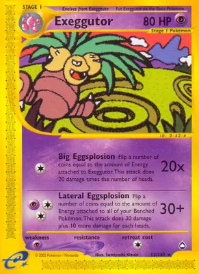 Exeggutor (13) from Aquapolis