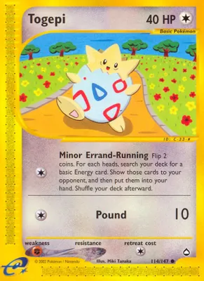 Togepi from Aquapolis