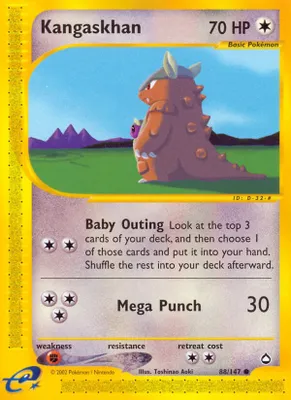 Kangaskhan from Aquapolis