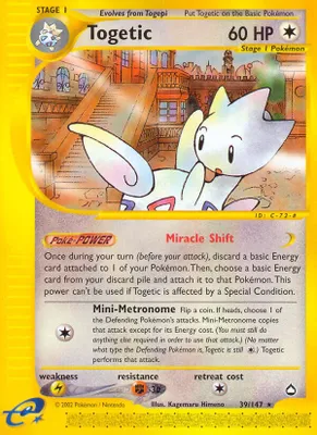Togetic from Aquapolis