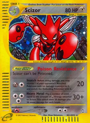 Scizor (H21) from Aquapolis