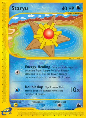 Staryu (103) from Skyridge
